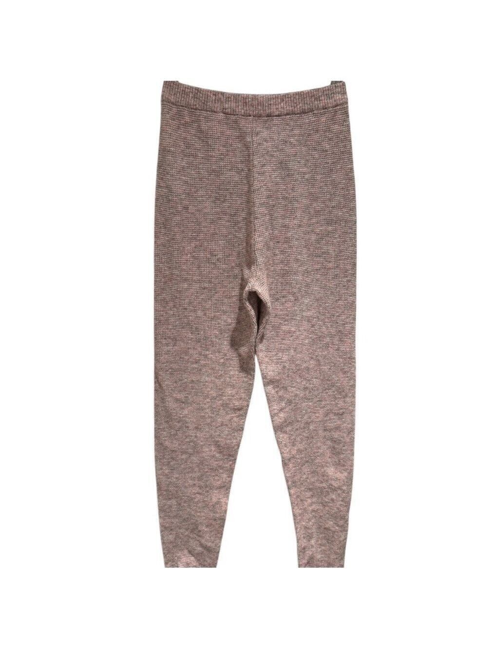 FREE PEOPLE Intimately Free pink & grey knit lounge pant - size xs